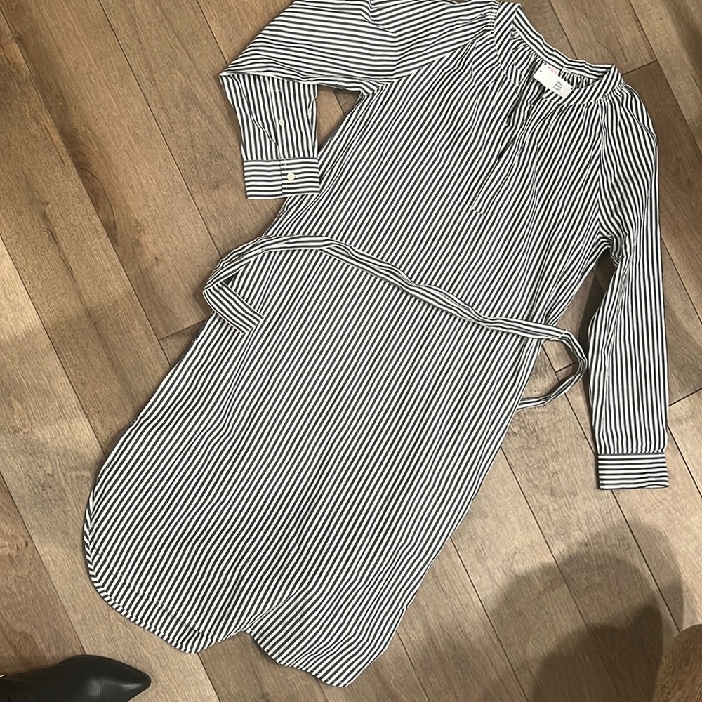 NWT gap striped midi dress, size S